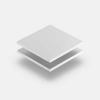 Assortiment geschuimd PVC wit